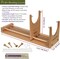 The Beadsmith Rick's Beading Loom, Two-Warp Loom, 13.5 x 3.75 x 4.5 inches, Wooden, Illustrated Instructions Included, Easy Assembly, Use to Create Necklace and Bracelet Designs